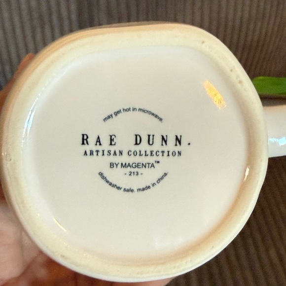 Rae Dunn Lucky Mug - White with Green Shamrock - Picture 5 of 5